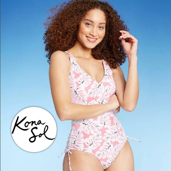Kona Sol Other - KONA SOL Cross Back Side-Tie Medium Coverage One Piece Swimsuit  NEW WITH TAG!
